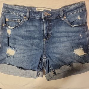 Blue jean shorts